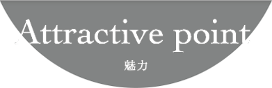 Attractive point 魅力
